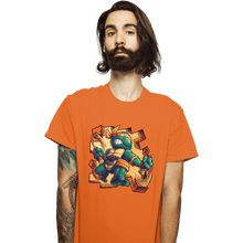 Load image into Gallery viewer, Daily_Deal_Shirts T-Shirts, Unisex / Small / Orange Toy Mike