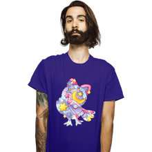 Load image into Gallery viewer, Shirts T-Shirts, Unisex / Small / Violet Magical Silhouettes - Celeste