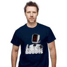 Load image into Gallery viewer, Daily_Deal_Shirts T-Shirts, Unisex / Small / Navy Robots