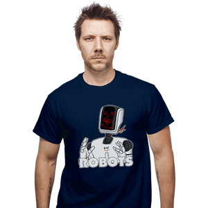 Daily_Deal_Shirts T-Shirts, Unisex / Small / Navy Robots