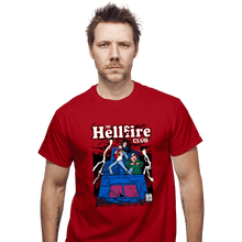 Load image into Gallery viewer, Daily_Deal_Shirts T-Shirts, Unisex / Small / Red The Hellfire Club Comics
