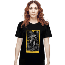 Load image into Gallery viewer, Daily_Deal_Shirts T-Shirts, Unisex / Small / Black JL Tarot - Justice