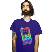 Load image into Gallery viewer, Shirts T-Shirts, Unisex / Small / Violet Gaymer Player II