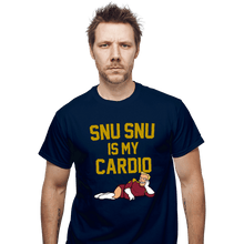 Load image into Gallery viewer, Shirts T-Shirts, Unisex / Small / Navy Snu Snu Is My Cardio