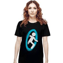 Load image into Gallery viewer, Shirts T-Shirts, Unisex / Small / Black Portal A