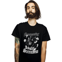 Load image into Gallery viewer, Shirts T-Shirts, Unisex / Small / Black Apocalypse Cat