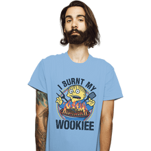 Load image into Gallery viewer, Daily_Deal_Shirts T-Shirts, Unisex / Small / Powder Blue Burnt Wookiee