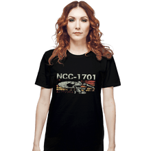 Load image into Gallery viewer, Shirts T-Shirts, Unisex / Small / Black Retro NCC-1701