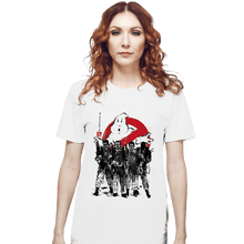 Load image into Gallery viewer, Daily_Deal_Shirts T-Shirts, Unisex / Small / White Ghostbusters Sumi-e