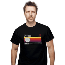 Load image into Gallery viewer, Daily_Deal_Shirts T-Shirts, Unisex / Small / Black Vintage Hyperdrive Starship