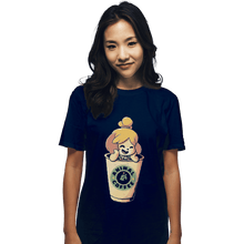 Load image into Gallery viewer, Shirts T-Shirts, Unisex / Small / Navy Animal Coffee