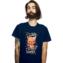 Load image into Gallery viewer, Daily_Deal_Shirts T-Shirts, Unisex / Small / Navy Can We Skip To Summer Please