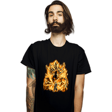 Load image into Gallery viewer, Daily_Deal_Shirts T-Shirts, Unisex / Small / Black Golden Ultrainstinct