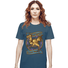 Load image into Gallery viewer, Last_Chance_Shirts T-Shirts, Unisex / Small / Indigo Blue Chocobo Racer
