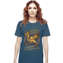 Load image into Gallery viewer, Last_Chance_Shirts T-Shirts, Unisex / Small / Indigo Blue Chocobo Racer
