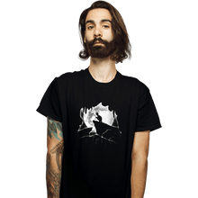 Load image into Gallery viewer, Daily_Deal_Shirts T-Shirts, Unisex / Small / Black Moonlight Cave
