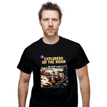Load image into Gallery viewer, Daily_Deal_Shirts T-Shirts, Unisex / Small / Black Explorers On The Moon