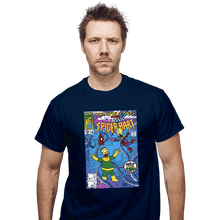 Load image into Gallery viewer, Daily_Deal_Shirts T-Shirts, Unisex / Small / Navy Spider-Bart VS D'ohc Ock