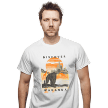 Load image into Gallery viewer, Shirts T-Shirts, Unisex / Small / White Visit Wakanda