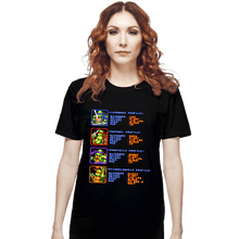 Load image into Gallery viewer, Secret_Shirts T-Shirts, Unisex / Small / Black TMNT Profiles