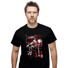 Load image into Gallery viewer, Daily_Deal_Shirts T-Shirts, Unisex / Small / Black Chainsaw Sumi-E