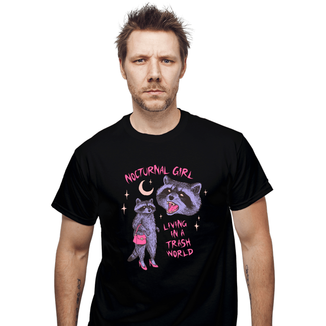 Daily_Deal_Shirts T-Shirts, Unisex / Small / Black Nocturnal Girl