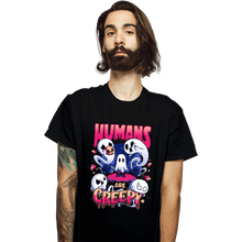 Load image into Gallery viewer, Daily_Deal_Shirts T-Shirts, Unisex / Small / Black Ghost View Of Humanity