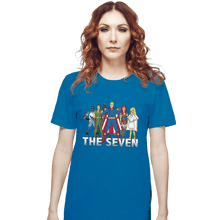 Load image into Gallery viewer, Shirts T-Shirts, Unisex / Small / Sapphire Cartoon Seven