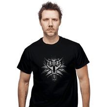 Load image into Gallery viewer, Shirts T-Shirts, Unisex / Small / Black Graffiti White Wolf