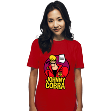 Load image into Gallery viewer, Shirts T-Shirts, Unisex / Small / Red Johnny Cobra