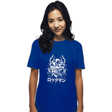 Load image into Gallery viewer, Shirts T-Shirts, Unisex / Small / Royal Blue Blue Bomber Oni