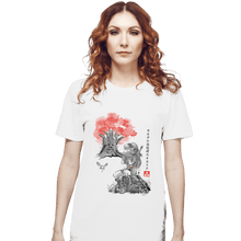 Load image into Gallery viewer, Shirts T-Shirts, Unisex / Small / White The Great Deku Sumi-e