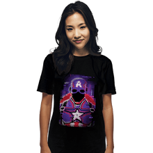Load image into Gallery viewer, Shirts T-Shirts, Unisex / Small / Black Glitch Captain America