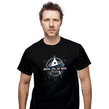 Load image into Gallery viewer, Shirts T-Shirts, Unisex / Small / Black Boldly into Space