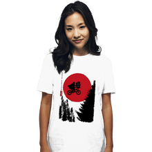 Load image into Gallery viewer, Daily_Deal_Shirts T-Shirts, Unisex / Small / White The Extra-Terrestrial in Japan