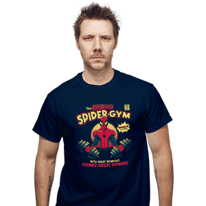 Daily_Deal_Shirts T-Shirts, Unisex / Small / Navy The Amazing Spider-Gym