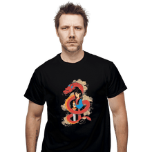 Load image into Gallery viewer, Shirts T-Shirts, Unisex / Small / Black Mulan And The Dragon