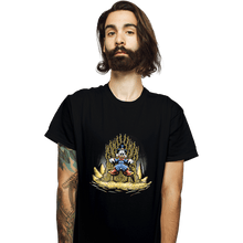 Load image into Gallery viewer, Shirts T-Shirts, Unisex / Small / Black Gold Throne