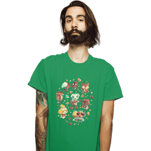 Load image into Gallery viewer, Shirts T-Shirts, Unisex / Small / Irish Green Tarantula Island