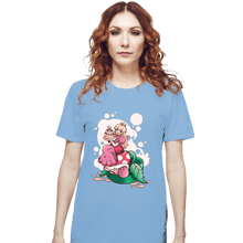 Load image into Gallery viewer, Shirts T-Shirts, Unisex / Small / Powder Blue Princess Peach
