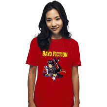 Load image into Gallery viewer, Secret_Shirts T-Shirts, Unisex / Small / Red Bayo Fiction