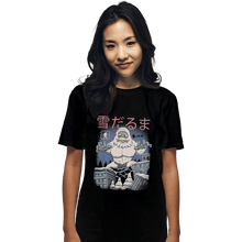 Load image into Gallery viewer, Shirts T-Shirts, Unisex / Small / Black Kaiju Snowman