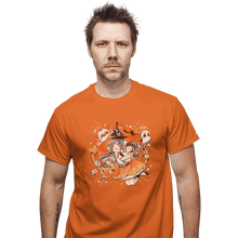 Load image into Gallery viewer, Shirts T-Shirts, Unisex / Small / Orange Trick Or Treat Witch