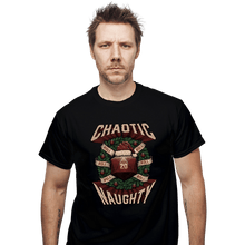 Load image into Gallery viewer, Shirts T-Shirts, Unisex / Small / Black Chaotic Naughty Christmas