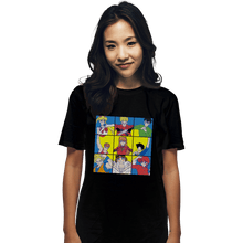 Load image into Gallery viewer, Daily_Deal_Shirts T-Shirts, Unisex / Small / Black The Anime Heart Of A 90s Kid
