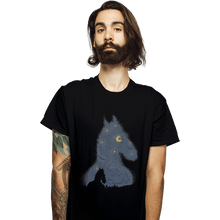 Load image into Gallery viewer, Shirts T-Shirts, Unisex / Small / Black Hollywoo Starry Night
