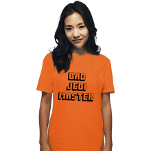 Load image into Gallery viewer, Daily_Deal_Shirts T-Shirts, Unisex / Small / Orange Bad Jedi Master