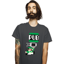 Load image into Gallery viewer, Shirts T-Shirts, Unisex / Small / Charcoal To The Pub Luigi