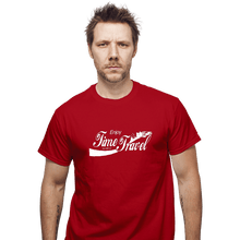 Load image into Gallery viewer, Shirts T-Shirts, Unisex / Small / Red Enjoy Time Travel