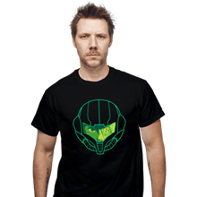Load image into Gallery viewer, Secret_Shirts T-Shirts, Unisex / Small / Black Metroid Face